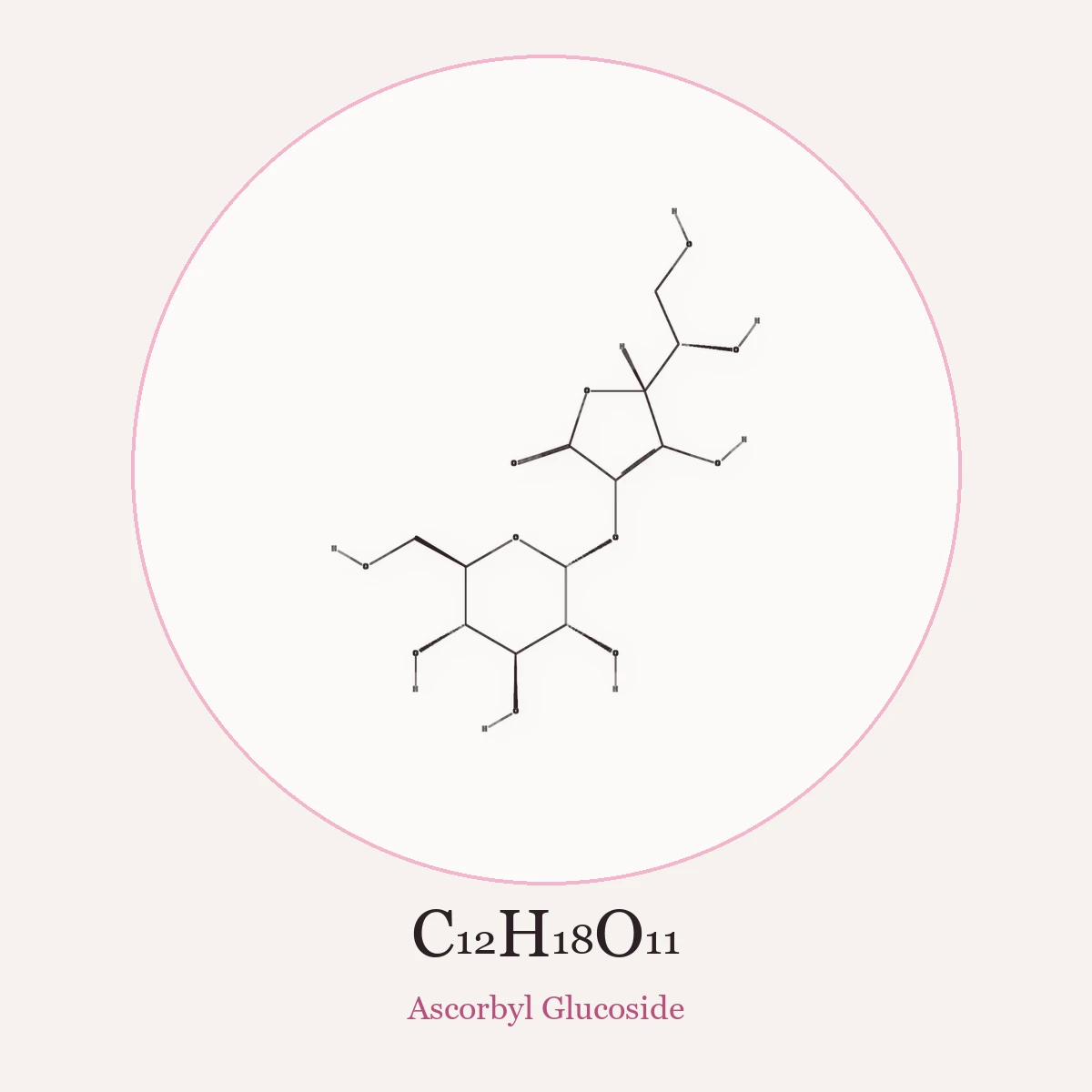 Chemical structure of Ascorbyl Glucoside (Ascorbyl Glucoside)