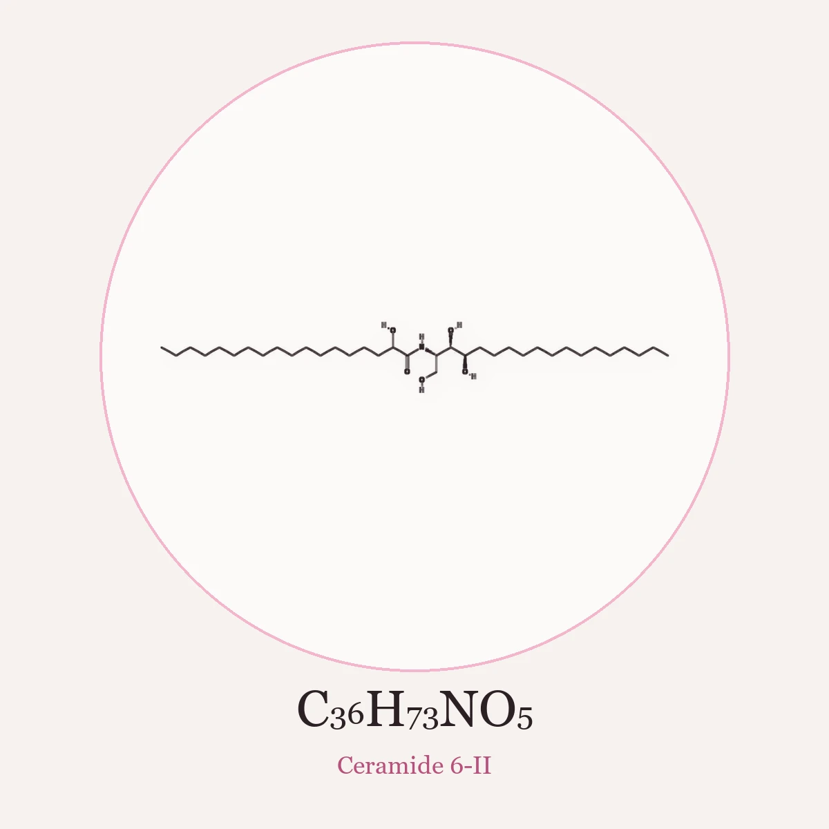 Chemical structure of Ceramide 6-II (Ceramide AP)