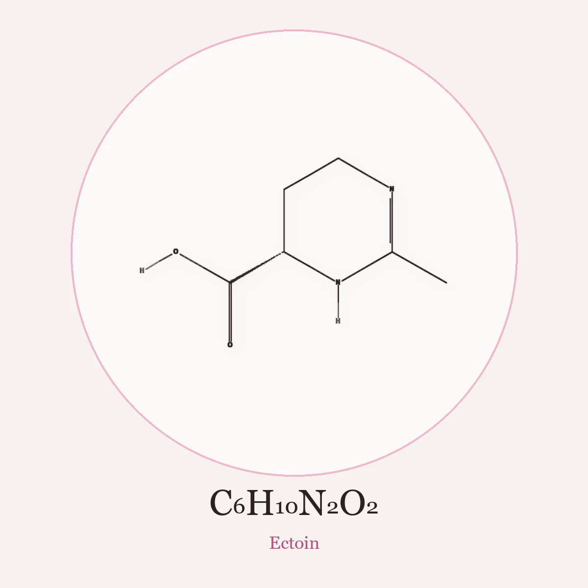Chemical structure of Ectoin