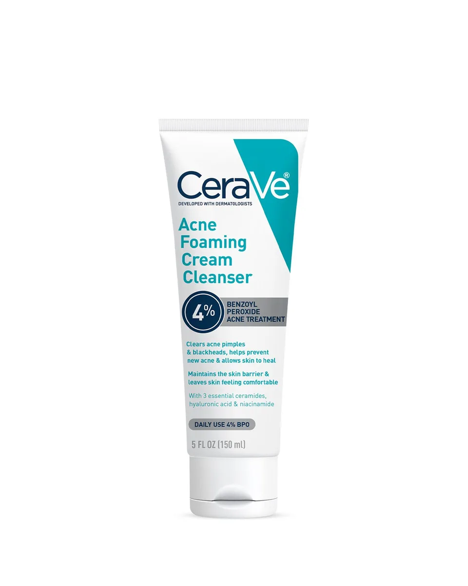 CeraVe Acne Foaming Cream Cleanser