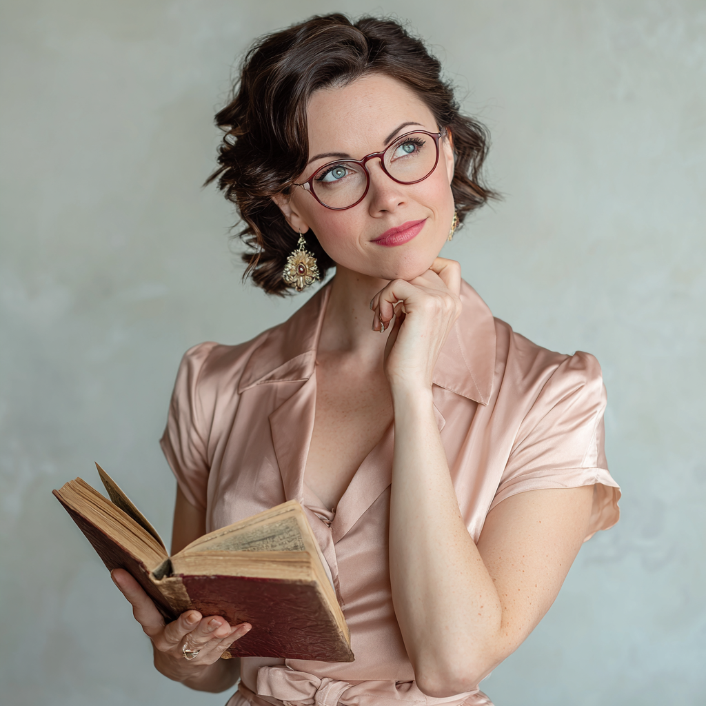 woman dorky and elegant